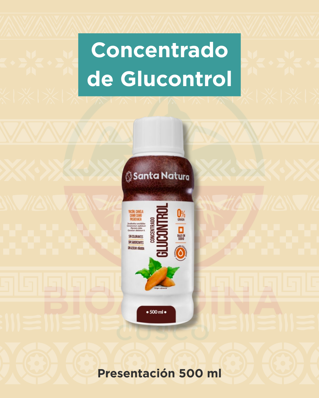 Concentrado de Glucontrol | Santa Natura