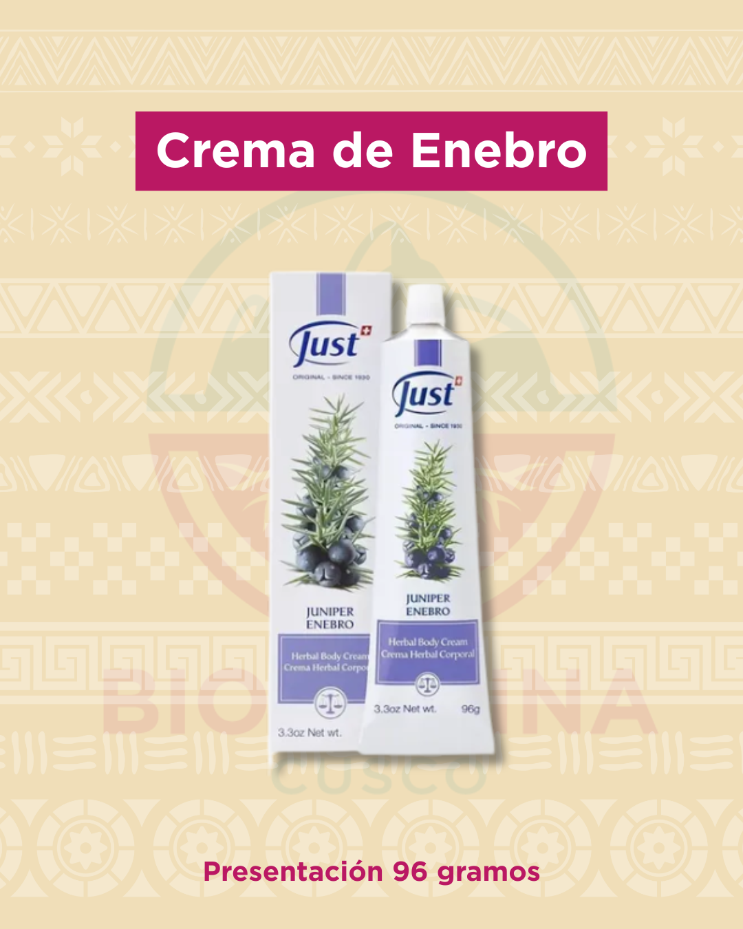 Crema de Enebro 96 gr | Just