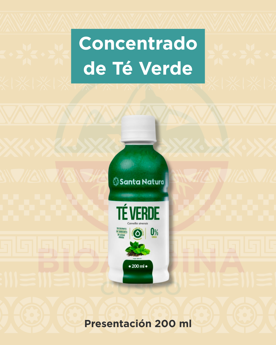 Concentrado de Té Verde | Santa Natura