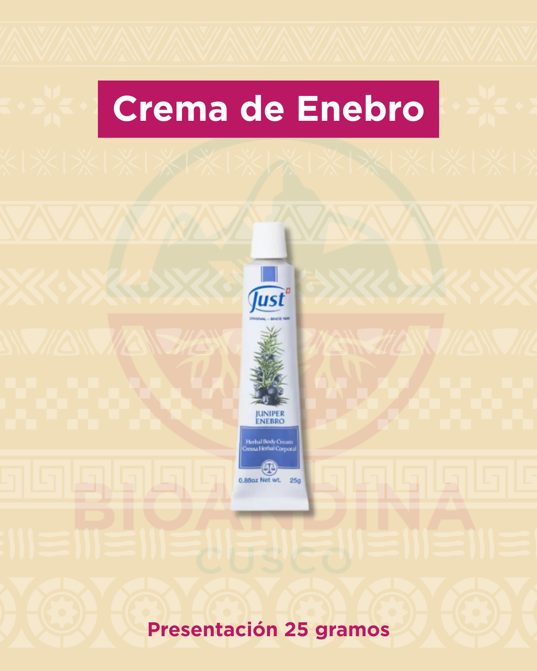 Crema de Enebro 25 gr | Just