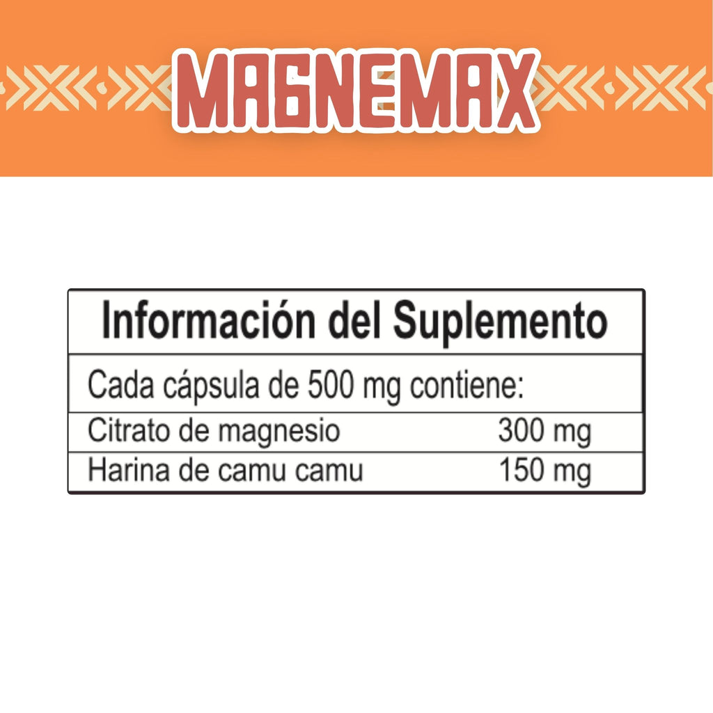 Magnemax | Cápsulas de Magnesio