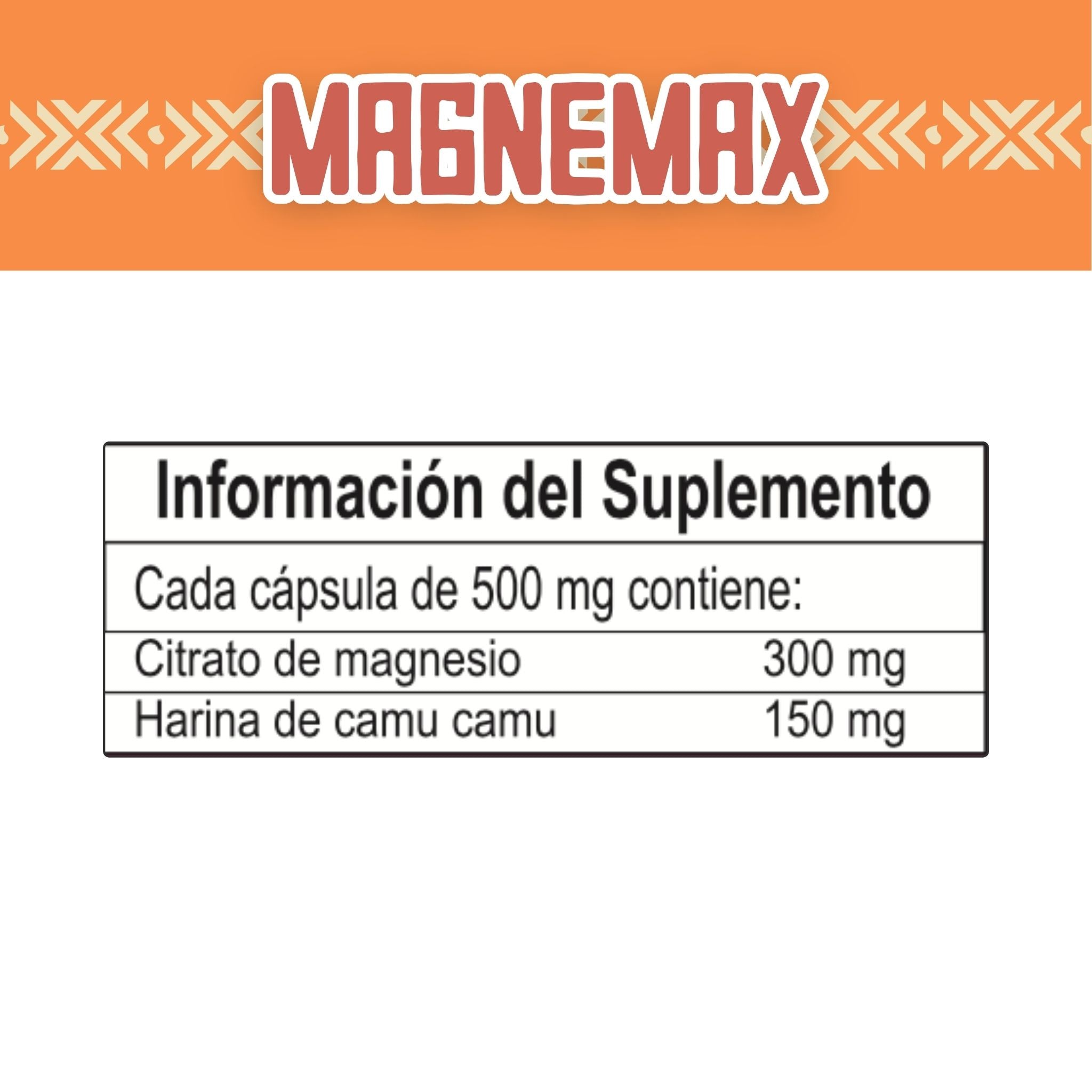 Magnemax | Cápsulas de Magnesio