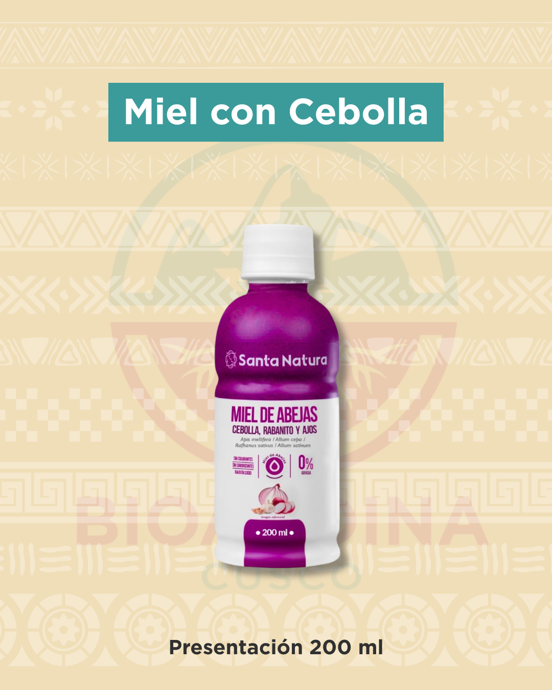 Miel con Cebolla | Santa Natura