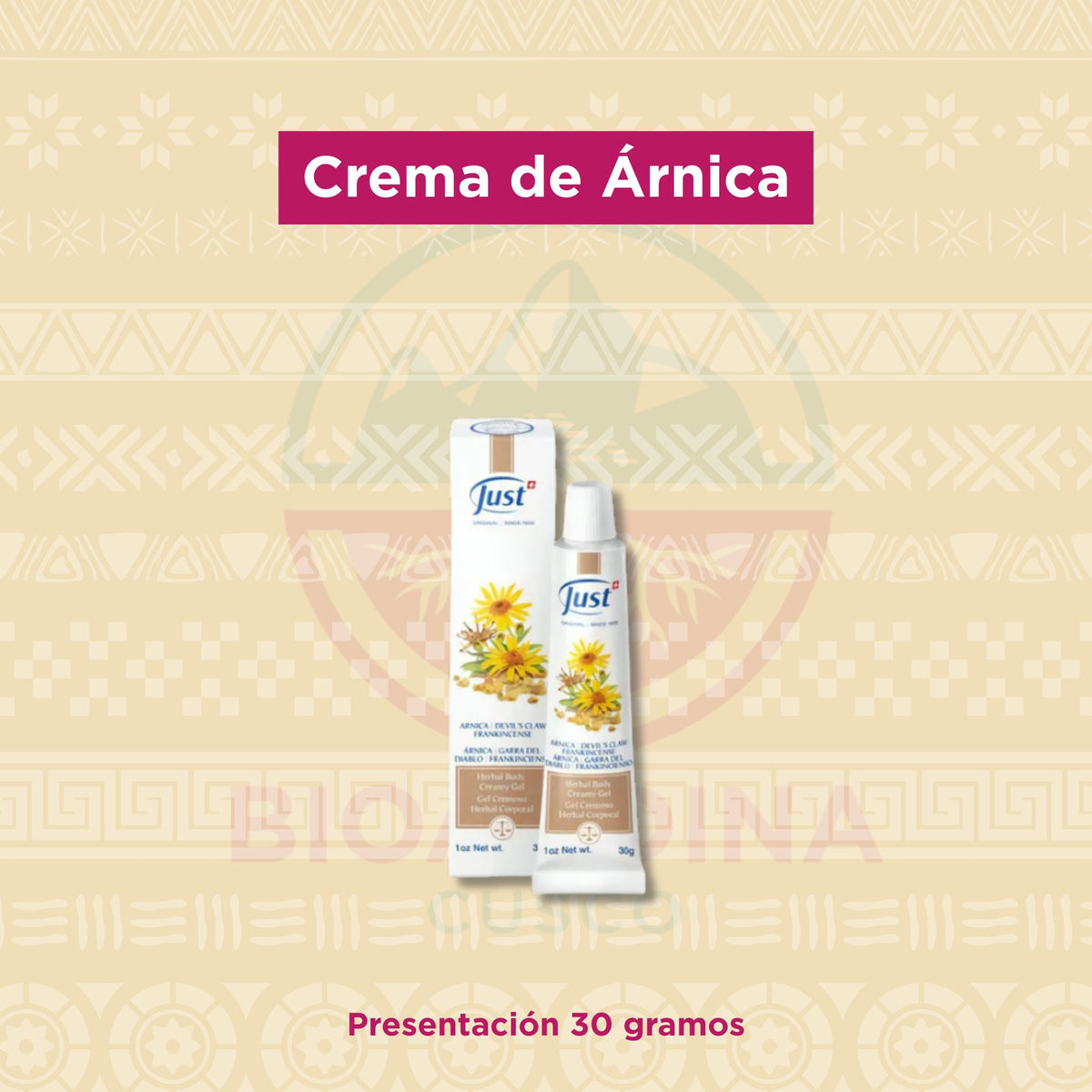 Crema de Árnica | Just