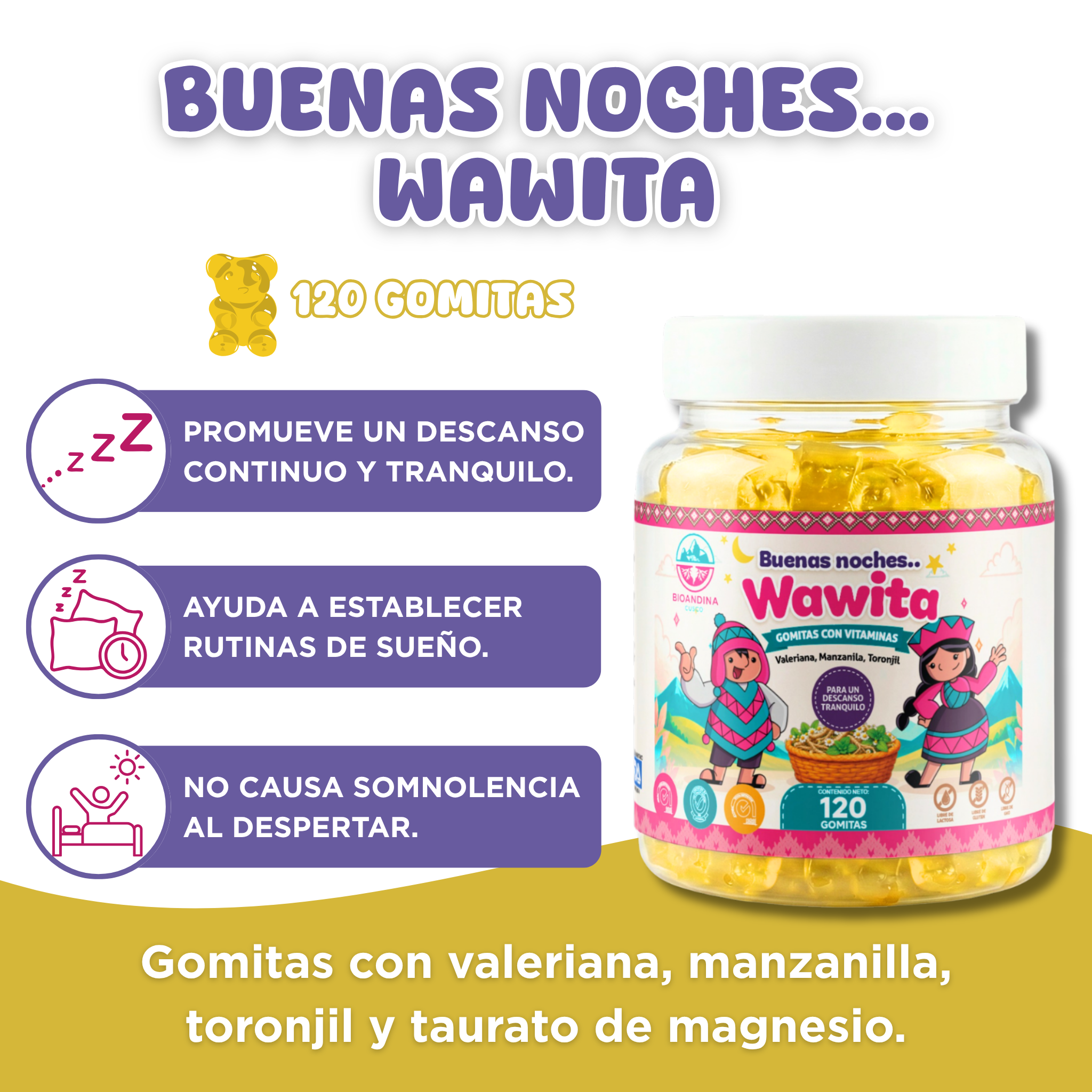 Buenas Noches... Wawita | Gomitas para niños