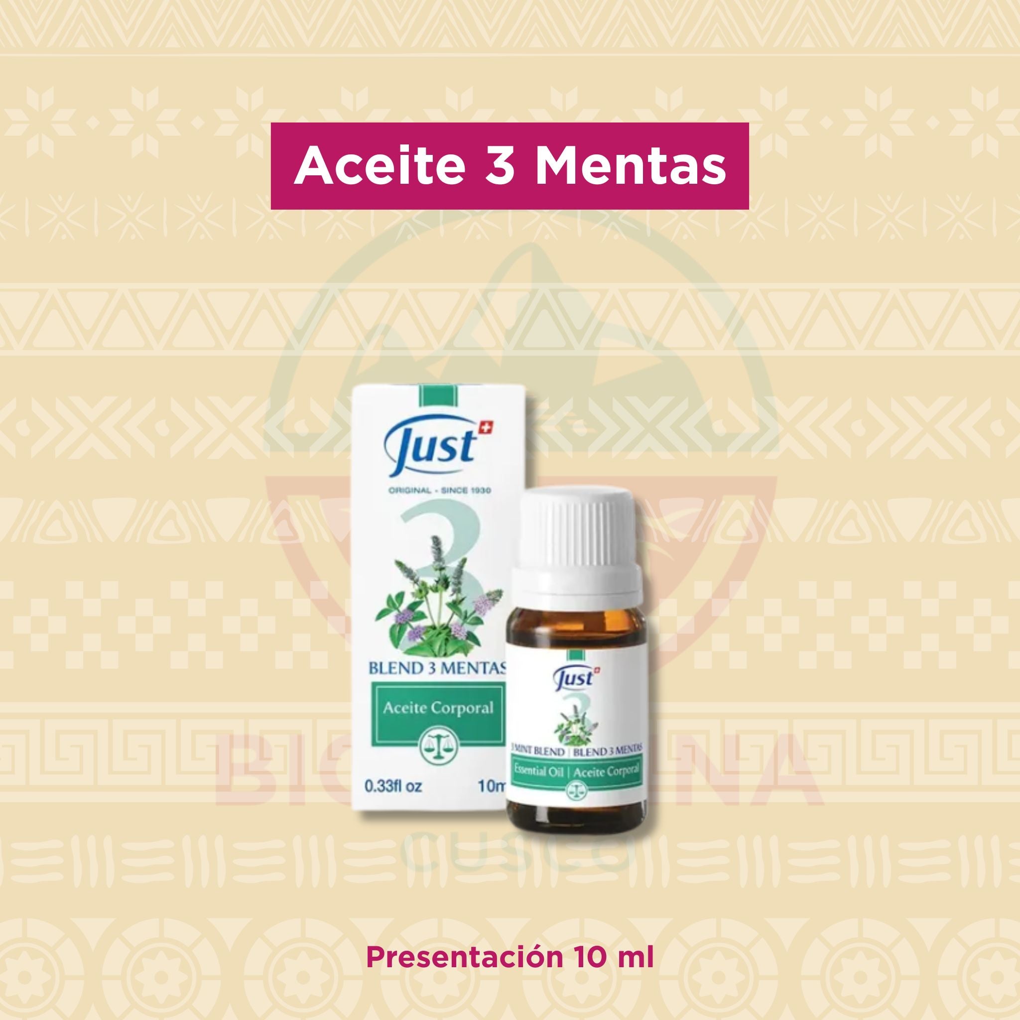 Aceite 3 Mentas | Just