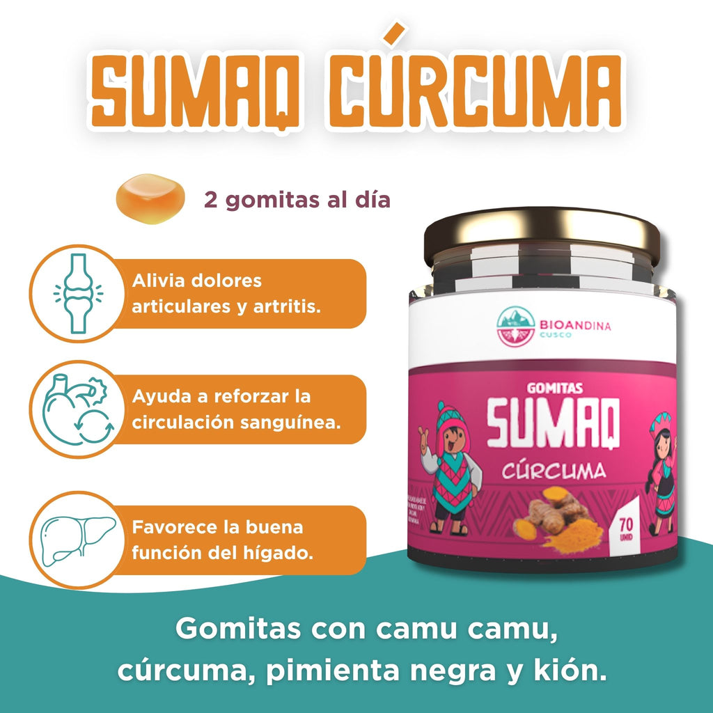 Sumaq Cúrcuma | Gomitas con Cúrcuma y Pimienta