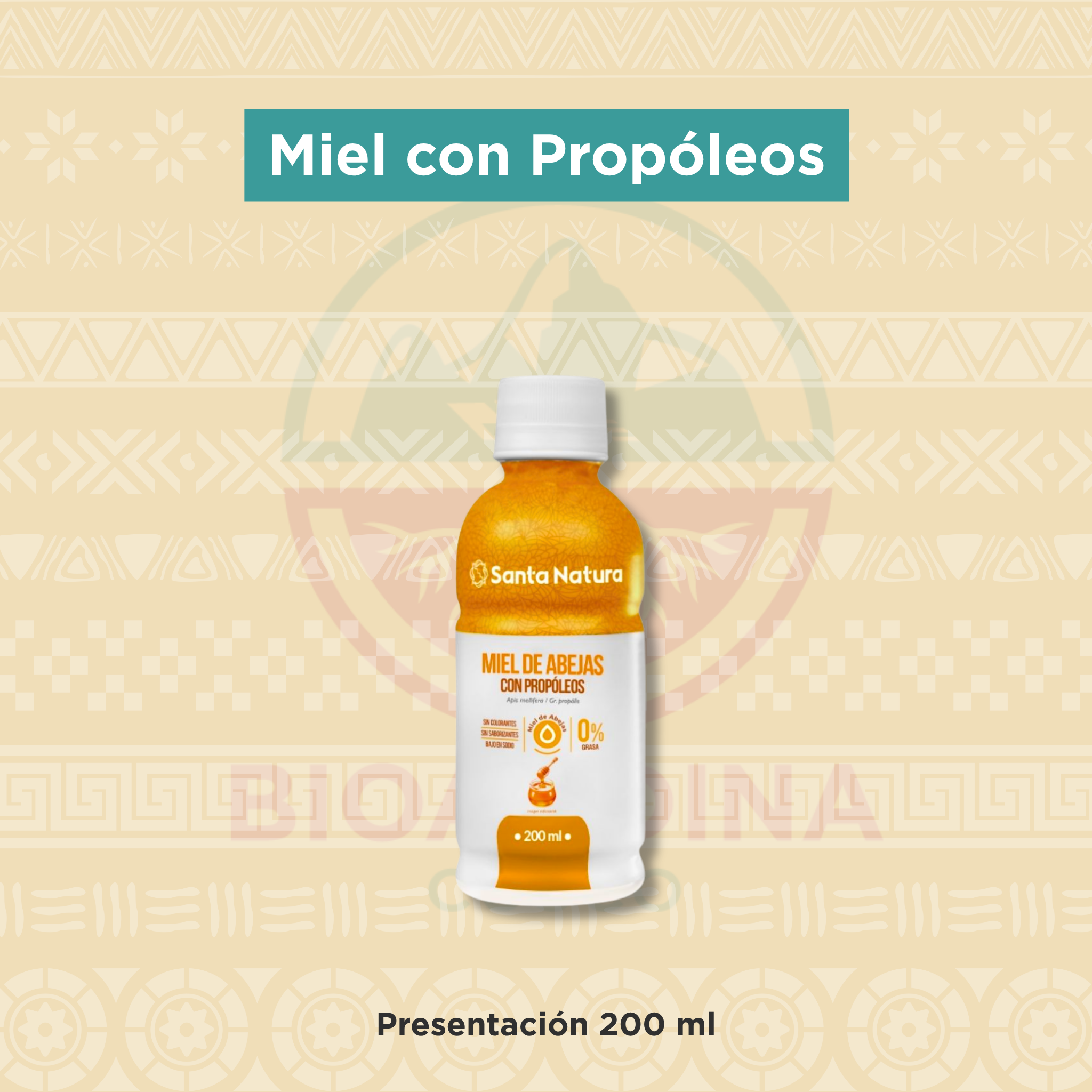 Miel de abejas con propóleo | Santa Natura