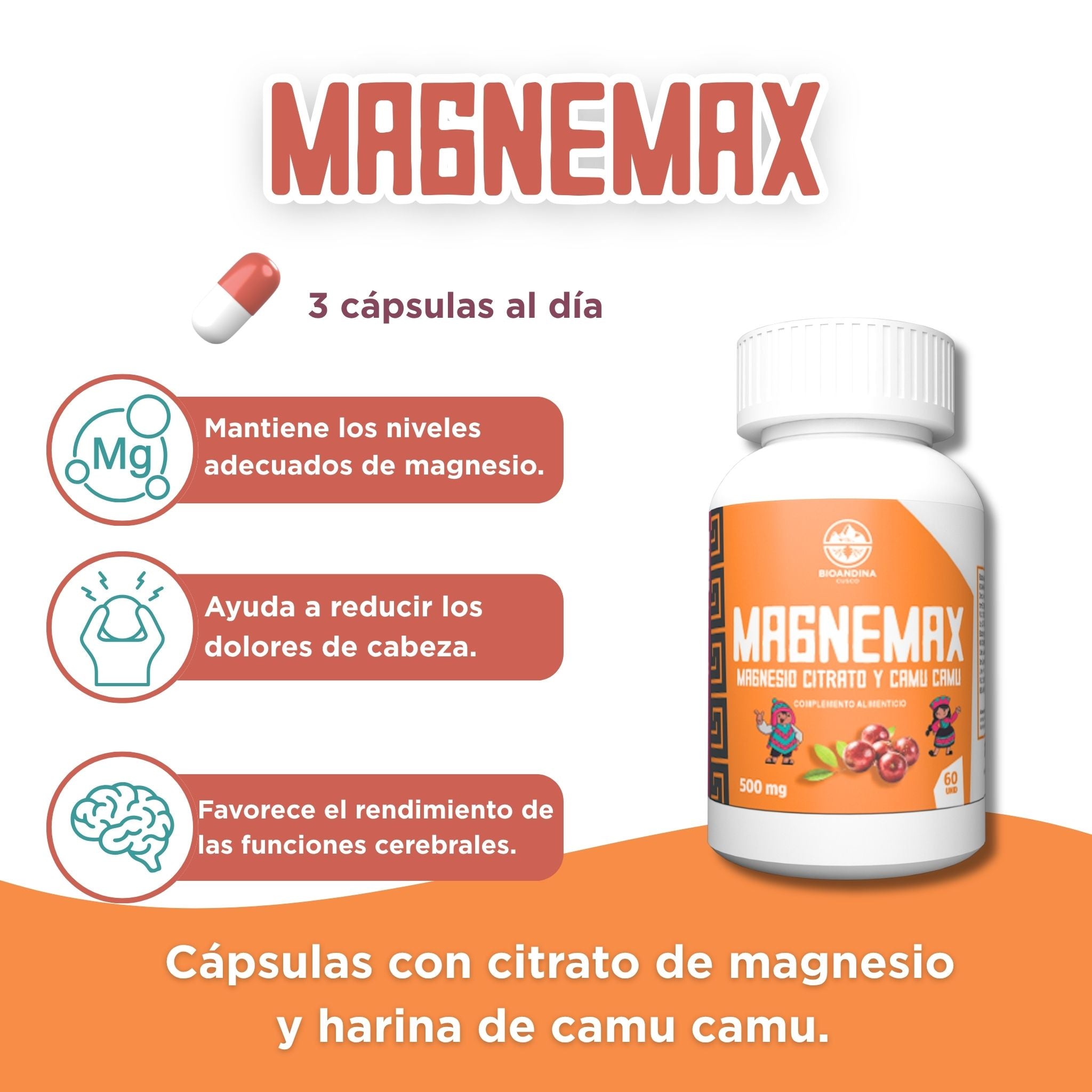 Magnemax | Cápsulas de Magnesio