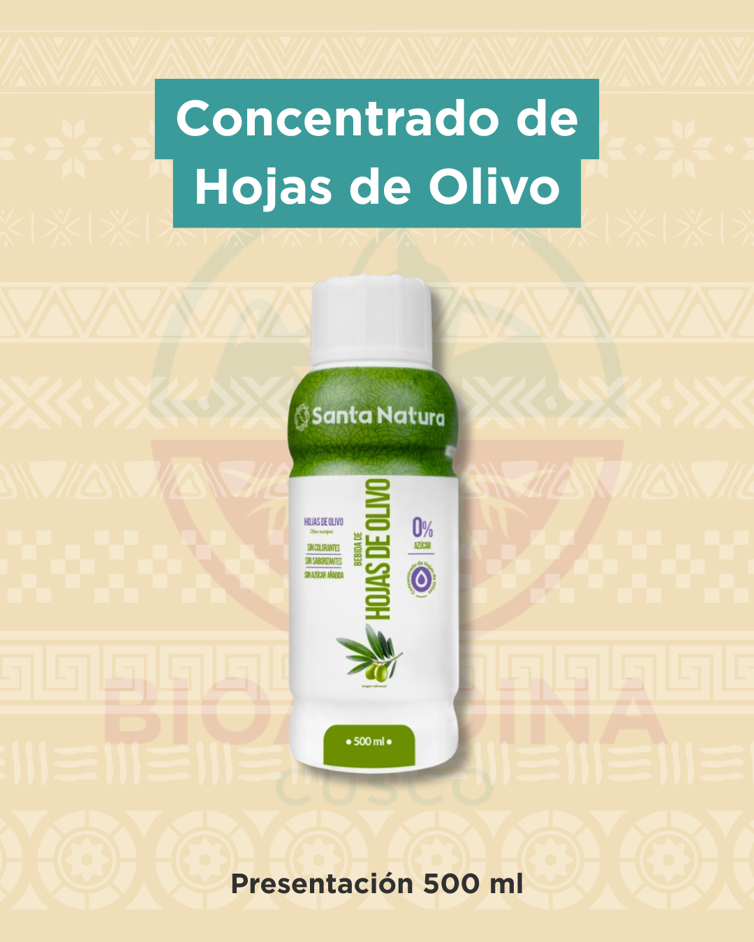 Concentrado de Hojas de Olivo | Santa Natura