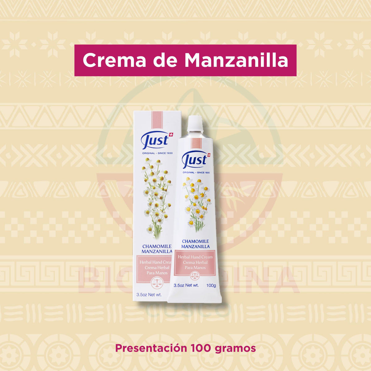 Crema de Manzanilla 100 gr | Just