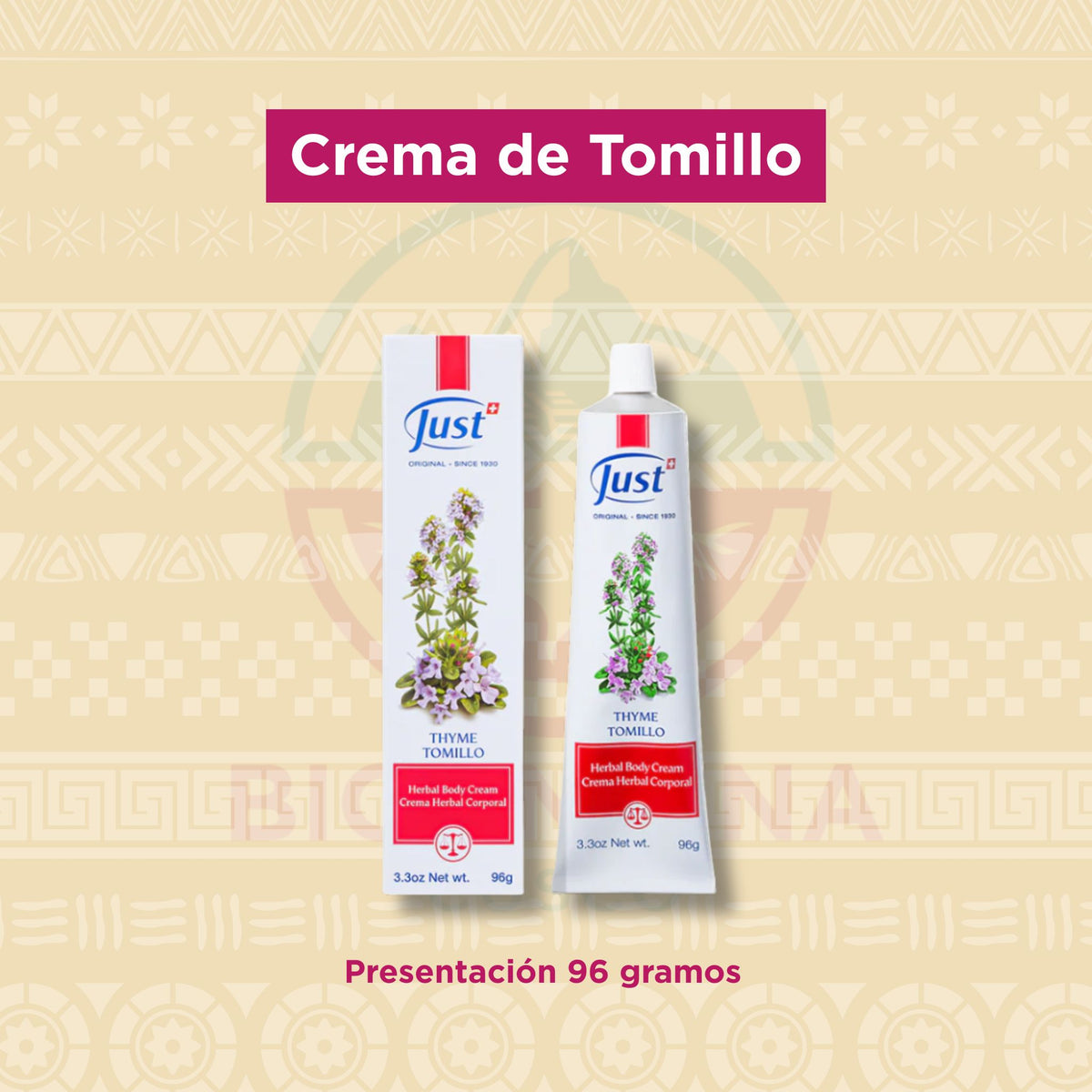 Crema de Tomillo 96 gr | Just
