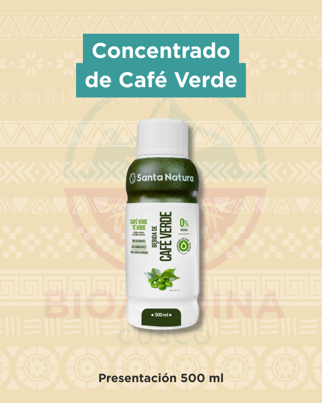Concentrado de Café Verde | Santa Natura