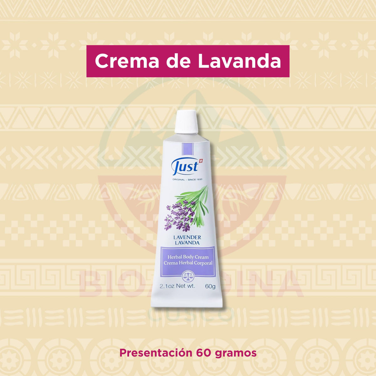 Crema de Lavanda 60 gr | Just
