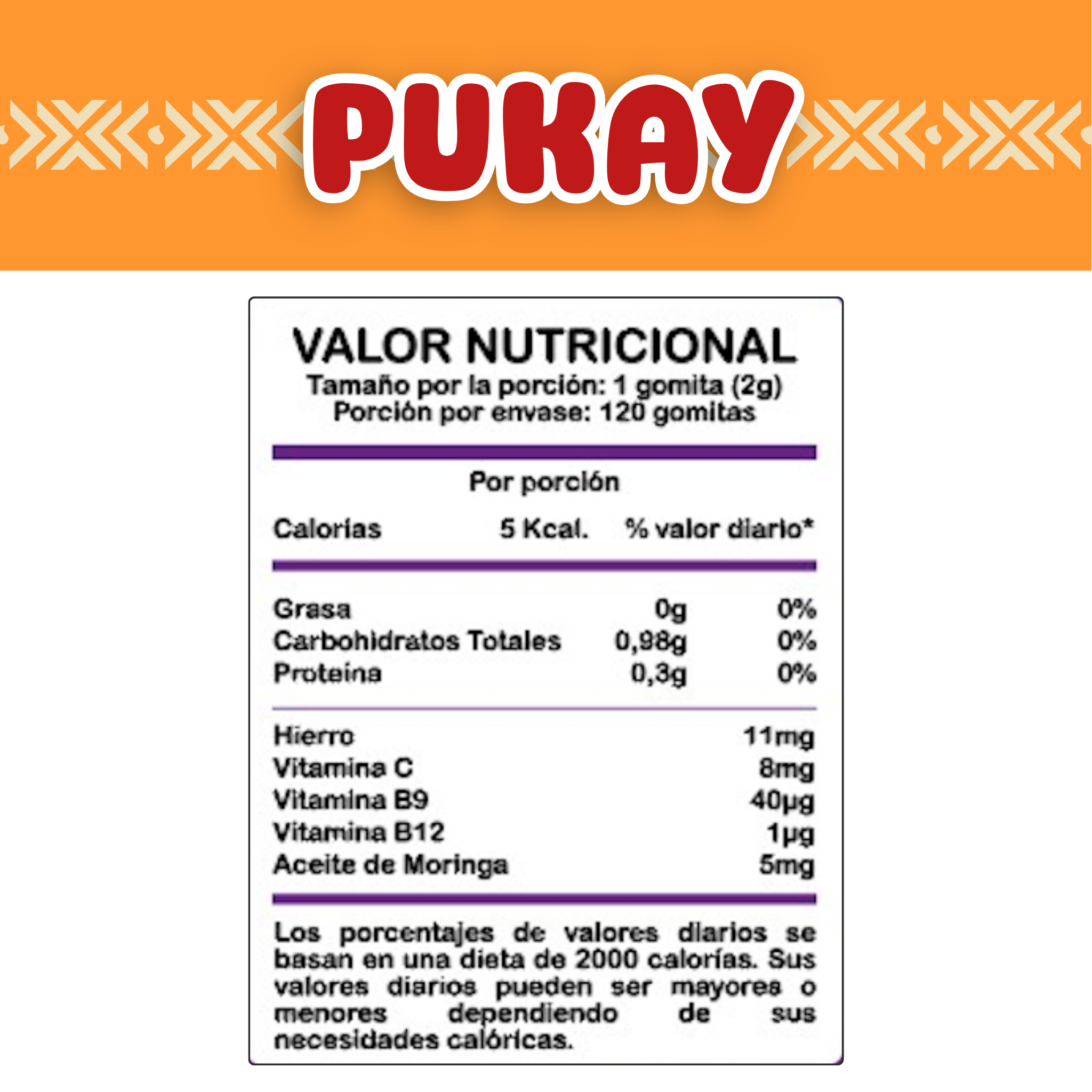 Pukay | Gomitas para niños con Hierro