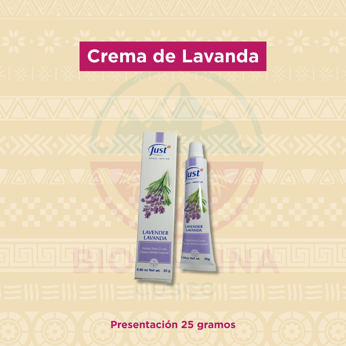 Crema de Lavanda 25 gr | Just