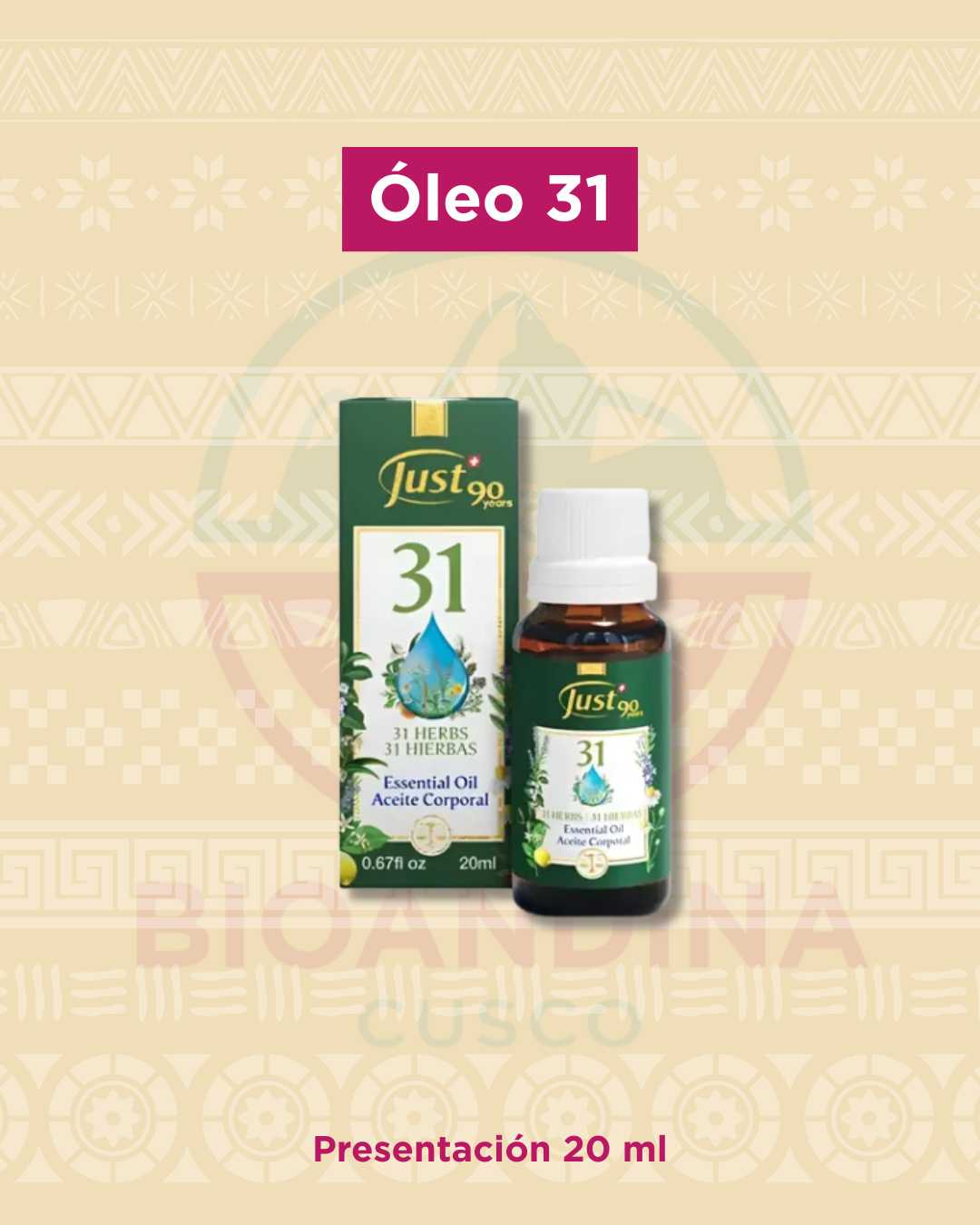 Óleo 31 20 ml | Just