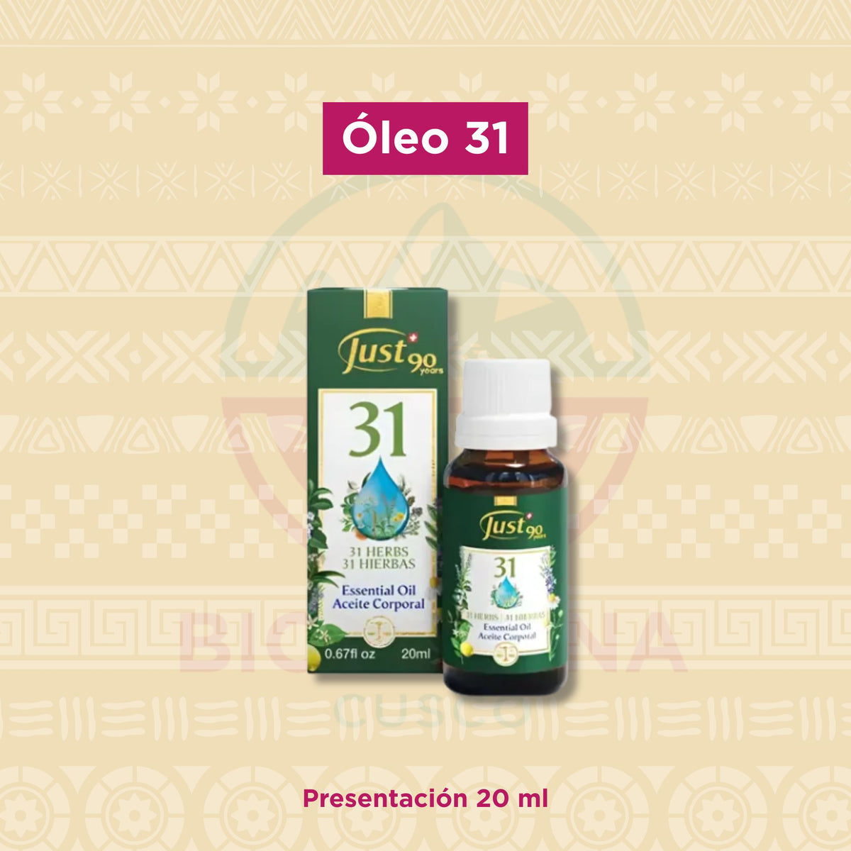 Óleo 31 20 ml | Just