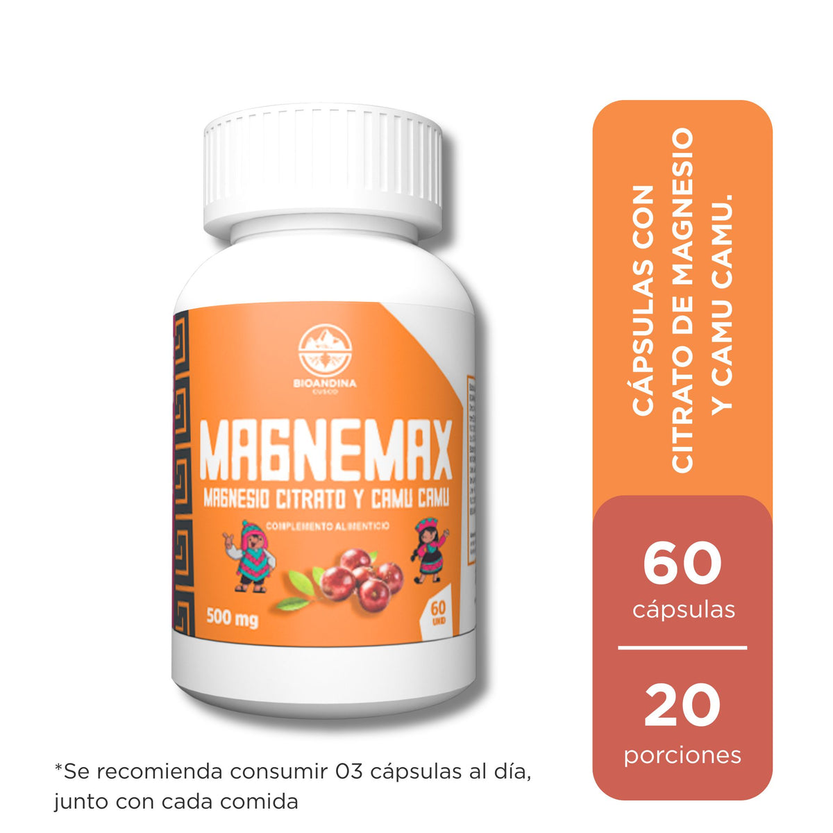 Magnemax | Cápsulas de Magnesio