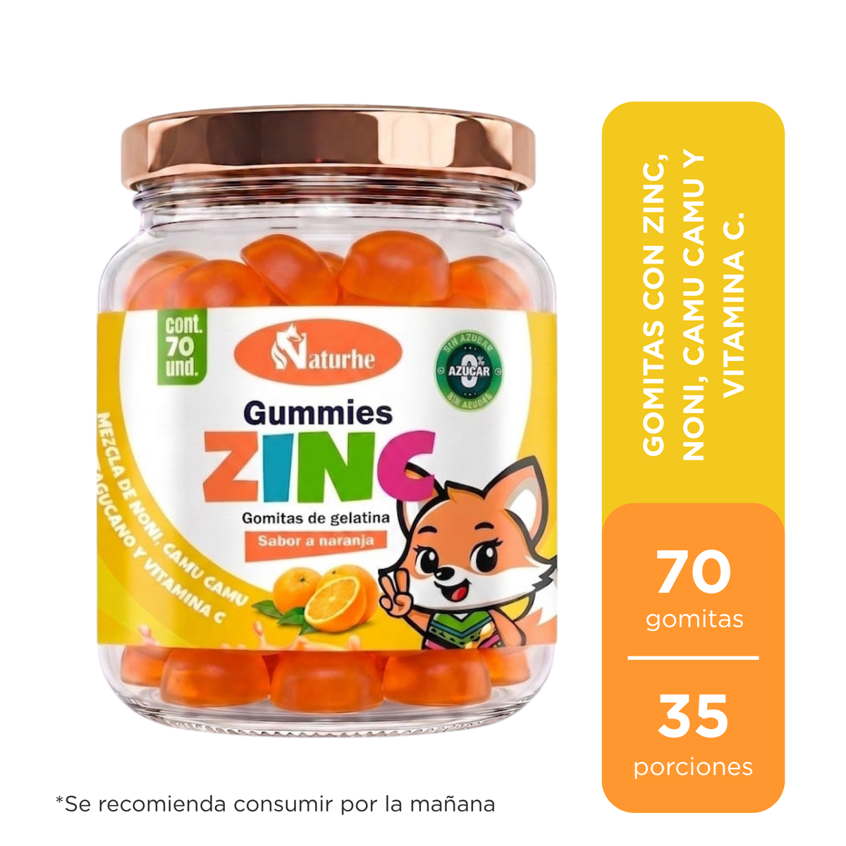 Gummies ZINC | Gomitas para niños con Zinc