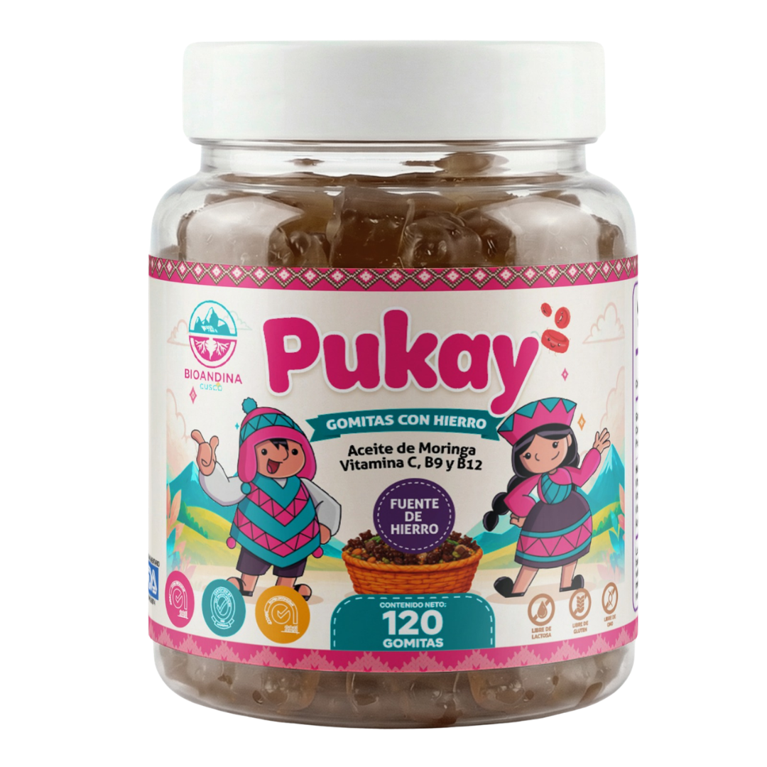 Pukay | Gomitas para niños con Hierro