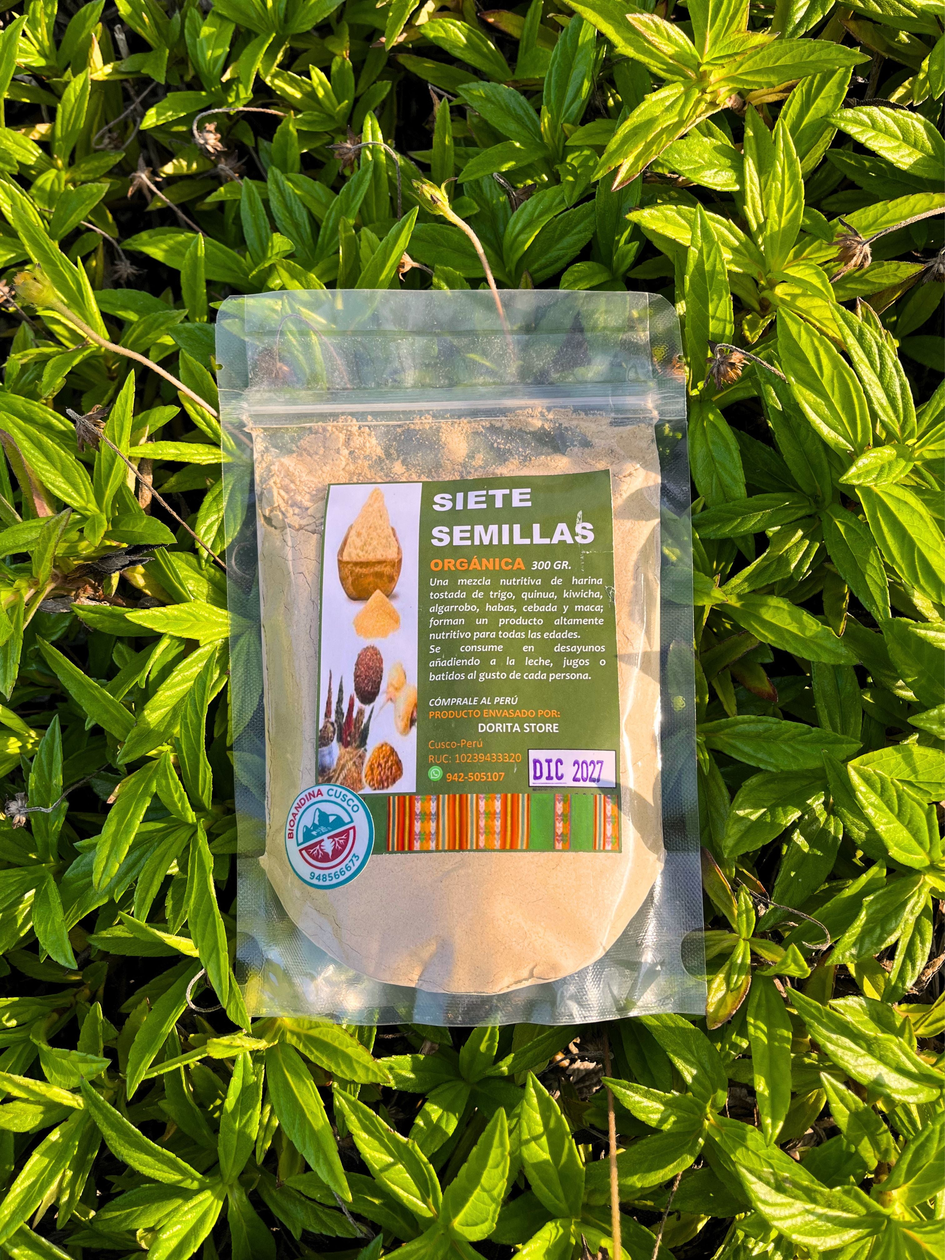 7 semillas | 100% orgánica